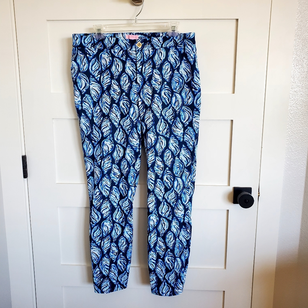 Lilly Pulitzer. SIZE 14. Keliani Stretch Pants. EXCELLENT CONDITION.